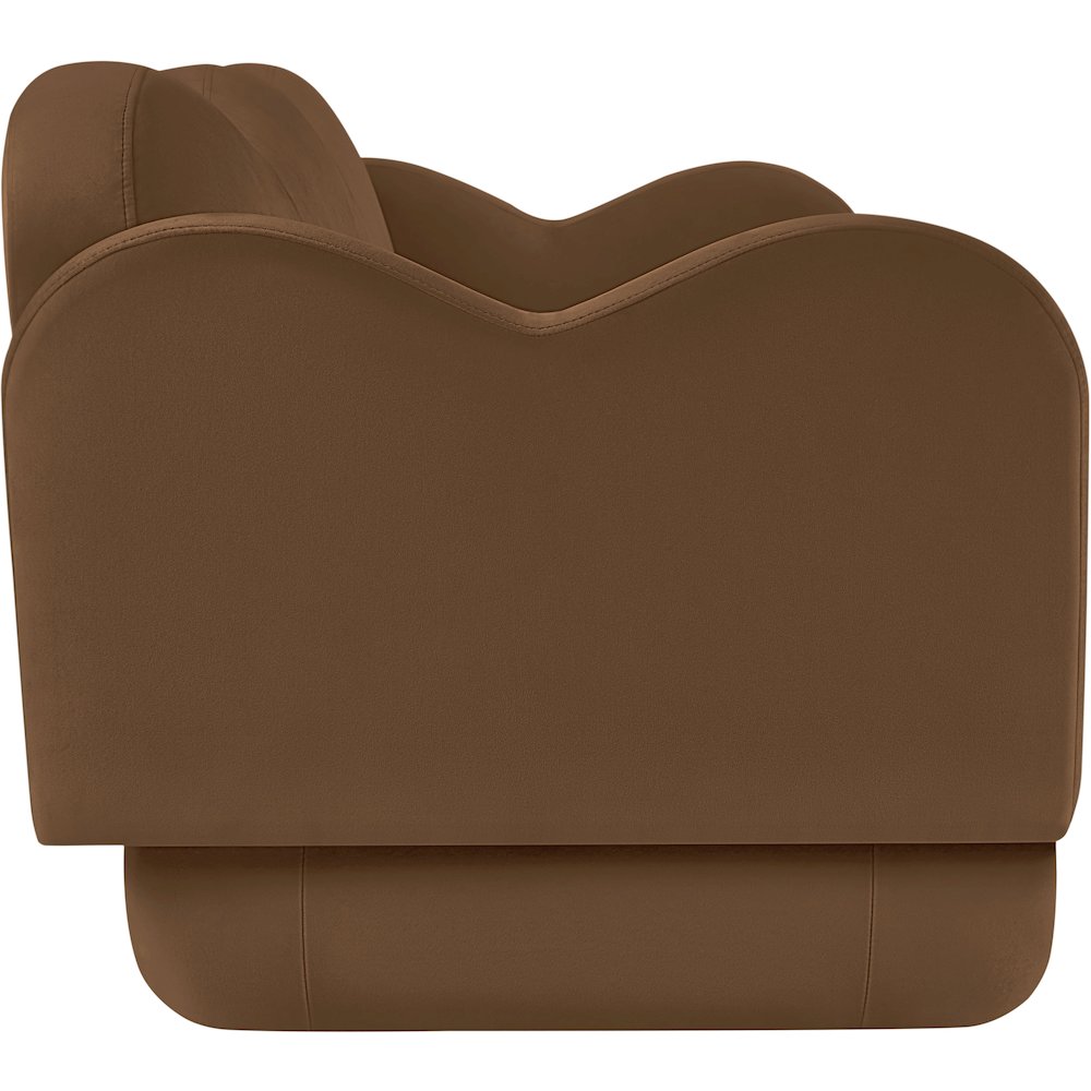 Bloom Saddle Velvet Sofa