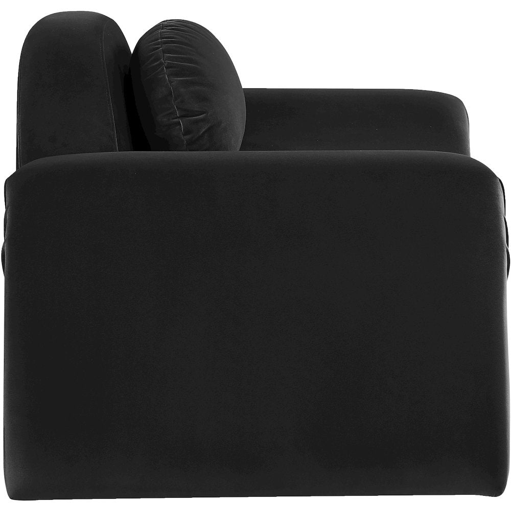 Austin Black Velvet Chair