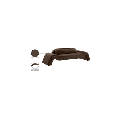Austin Brown Velvet Sofa