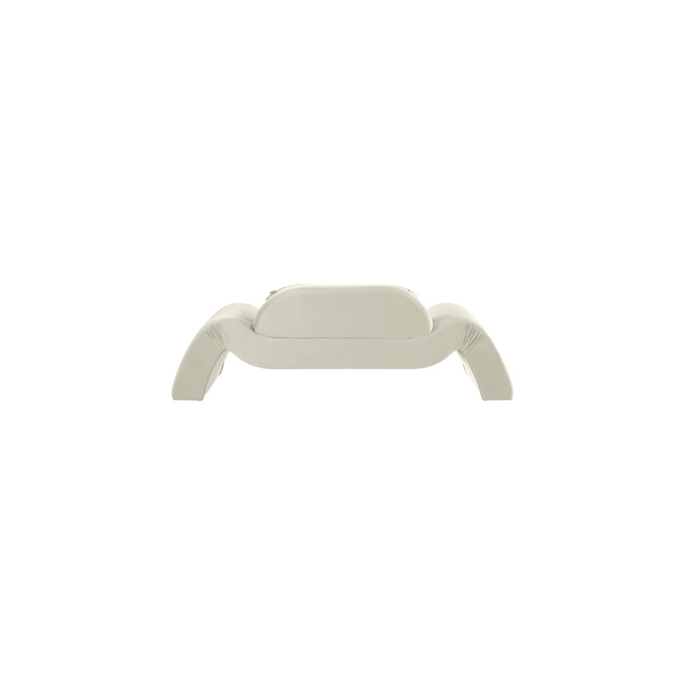 Austin Cream Velvet Loveseat