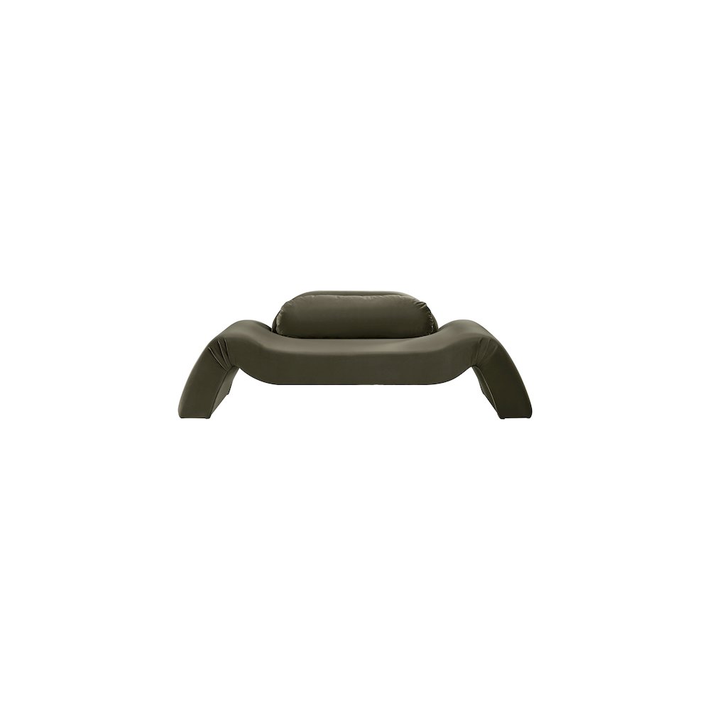 Austin Green Velvet Loveseat