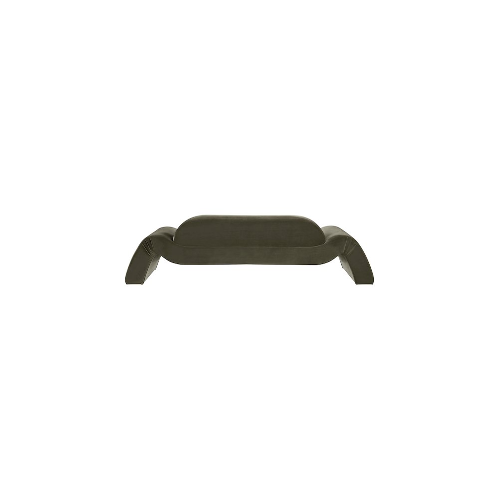 Austin Green Velvet Sofa
