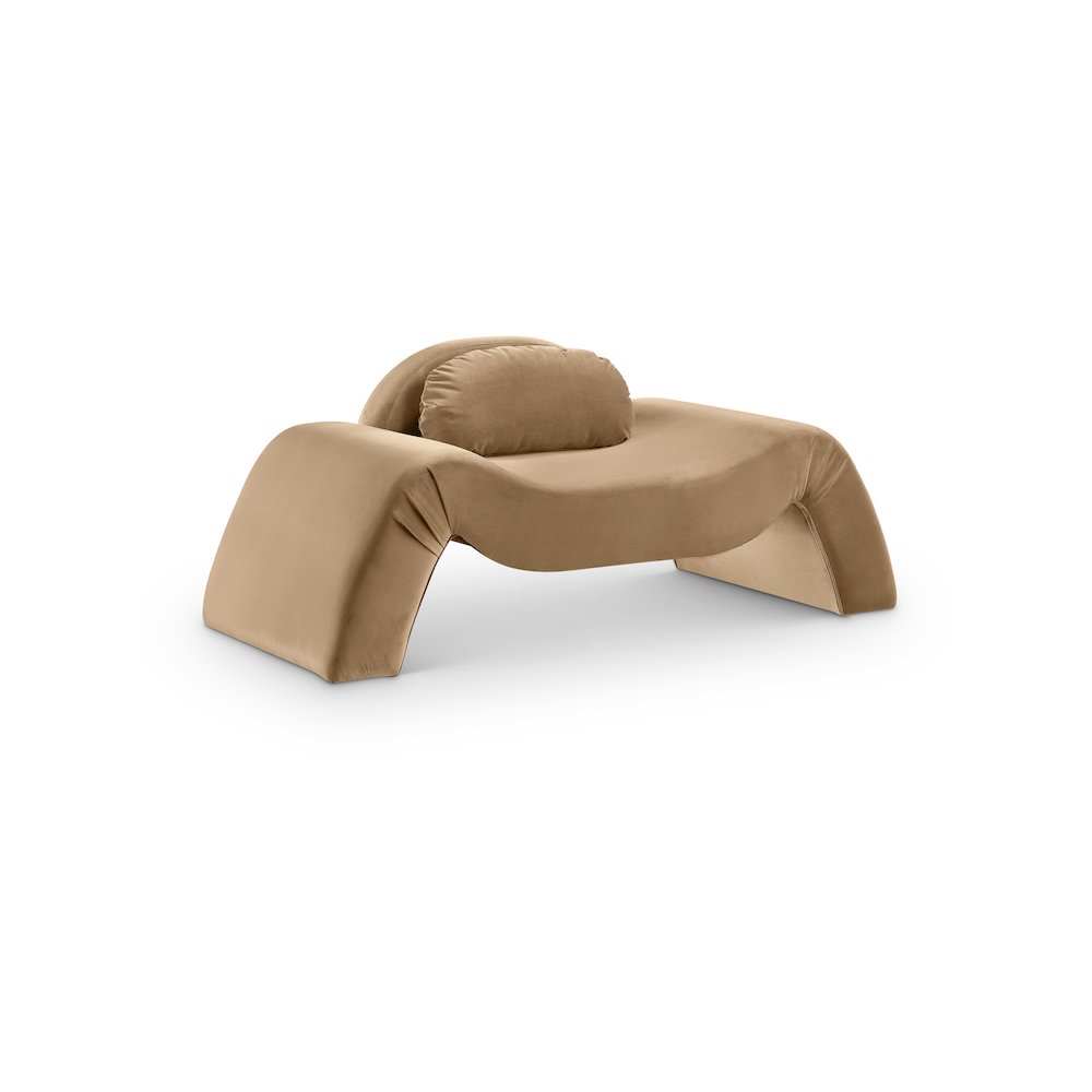 Austin Saddle Velvet Chair