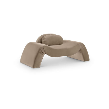 Austin Taupe Velvet Chair