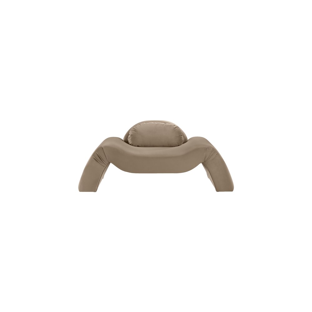 Austin Taupe Velvet Chair