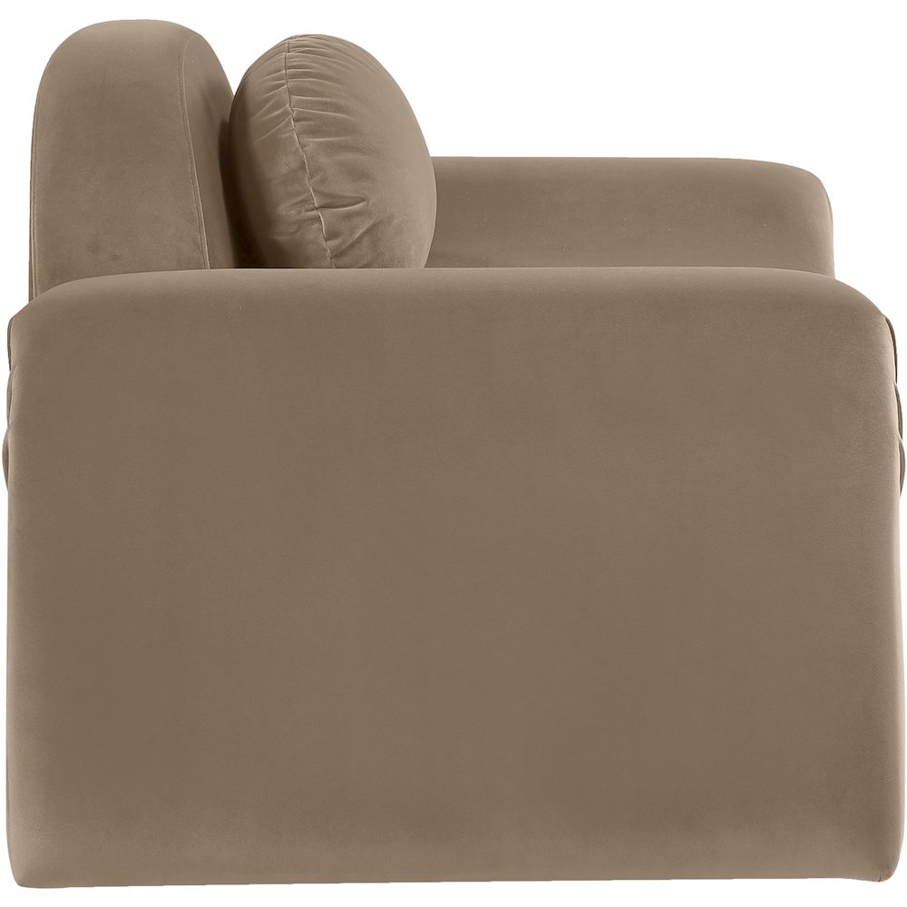 Austin Taupe Velvet Chair