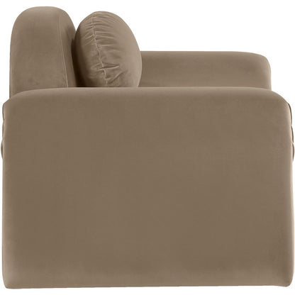 Austin Taupe Velvet Chair