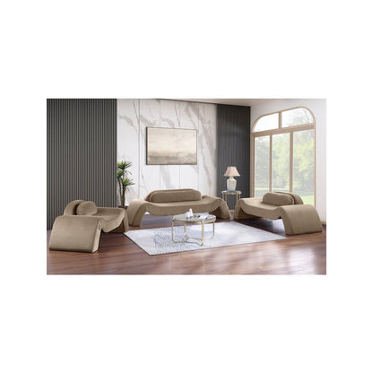 Austin Taupe Velvet Chair