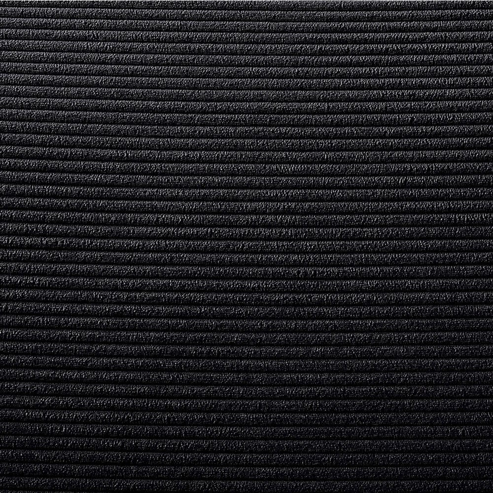 Austin Black Corduroy Fabric Loveseat