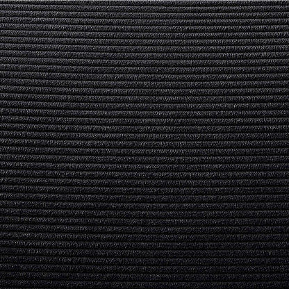 Austin Black Corduroy Fabric Loveseat