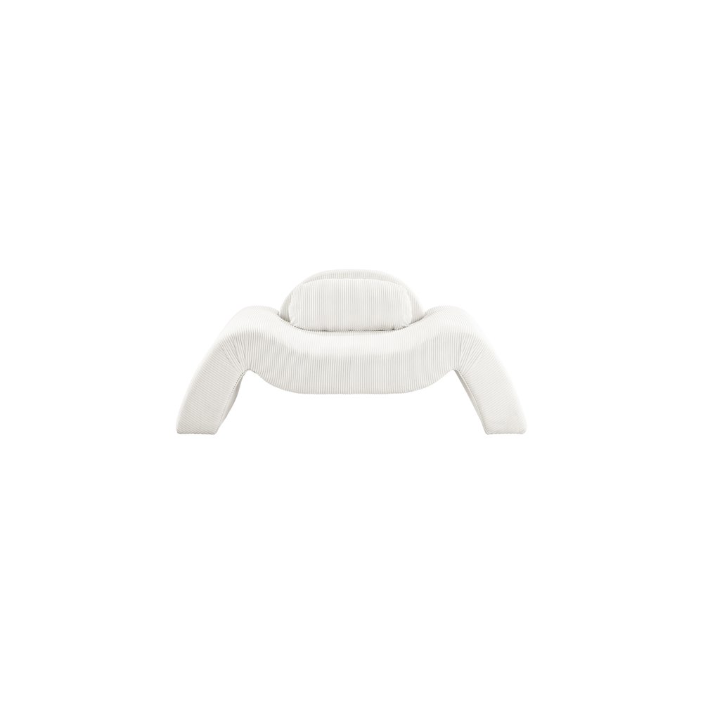 Austin Cream Corduroy Fabric Chair