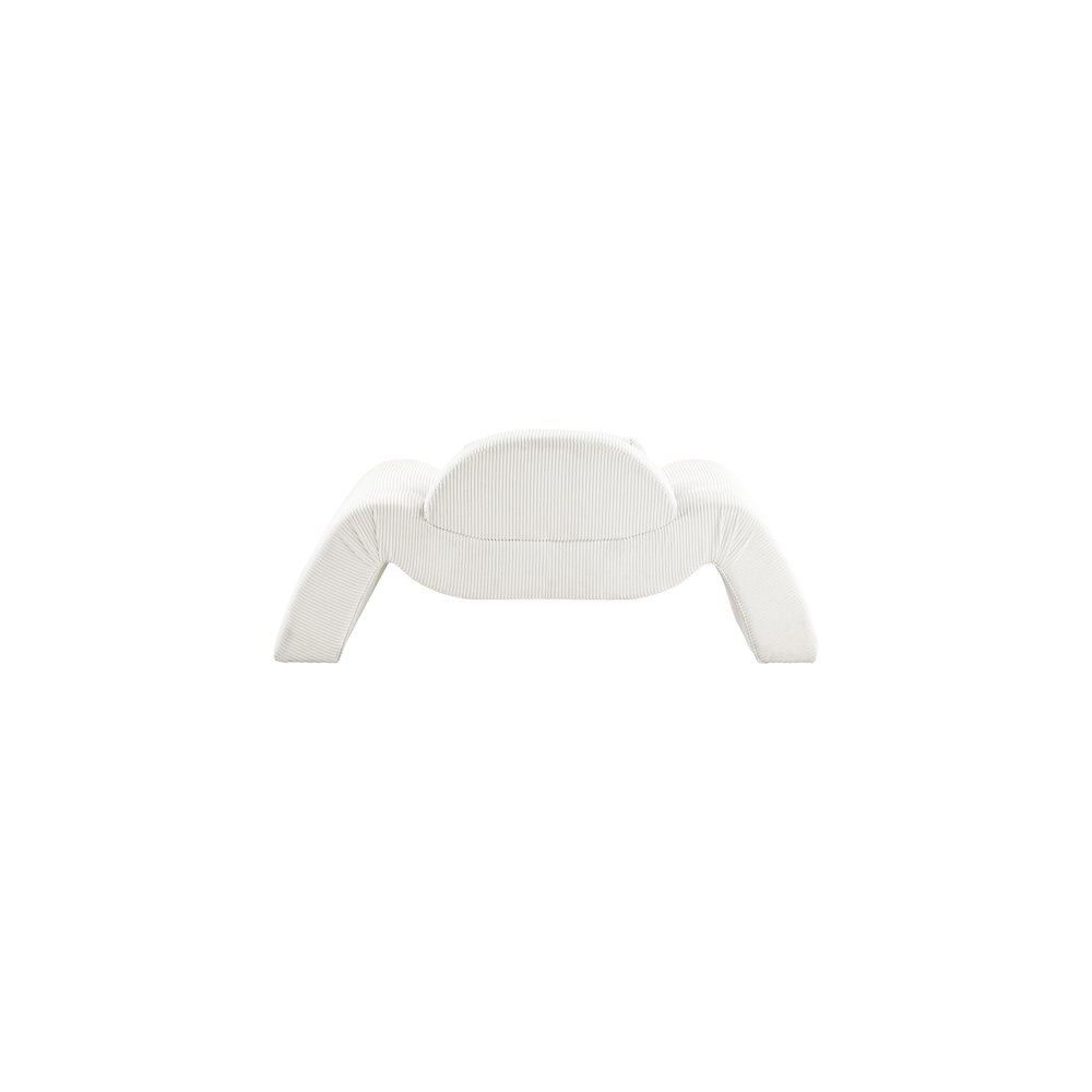 Austin Cream Corduroy Fabric Chair
