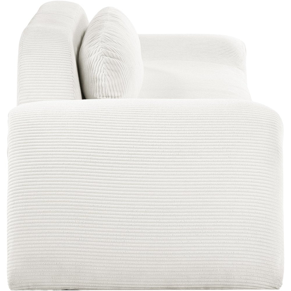 Austin Cream Corduroy Fabric Sofa