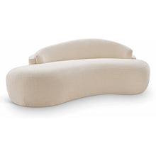Caspian 79" Beige Chenille Fabric Upholstered Loveseat