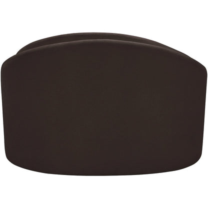 Caspian Brown Chenille Fabric Upholstered Chair