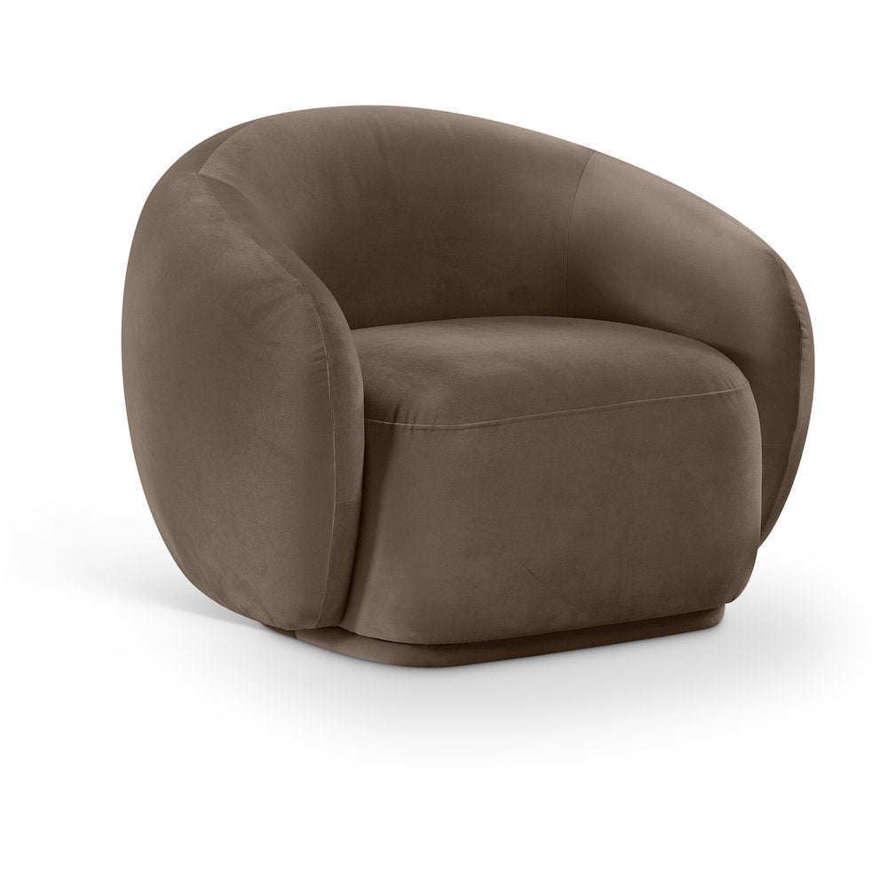 Emery Brown Velvet Chair
