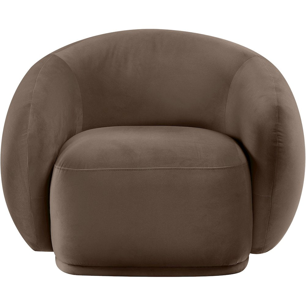 Emery Brown Velvet Chair