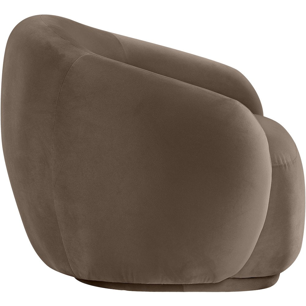 Emery Brown Velvet Chair