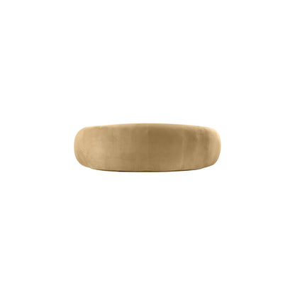 Emery 93" Camel Velvet Upholstered Sofa