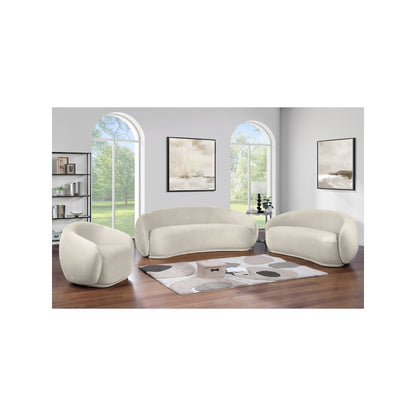 Emery Cream Velvet Chair
