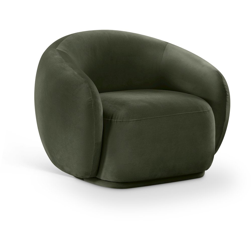 Emery Green Velvet Chair