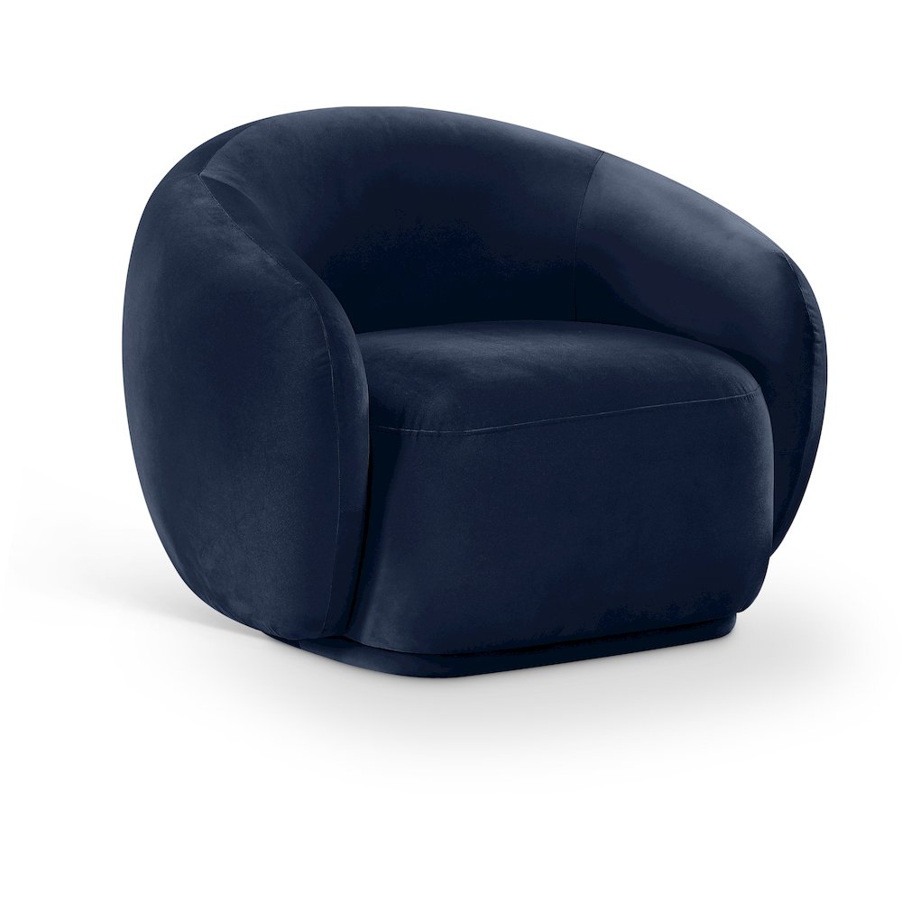 Emery Navy Velvet Chair