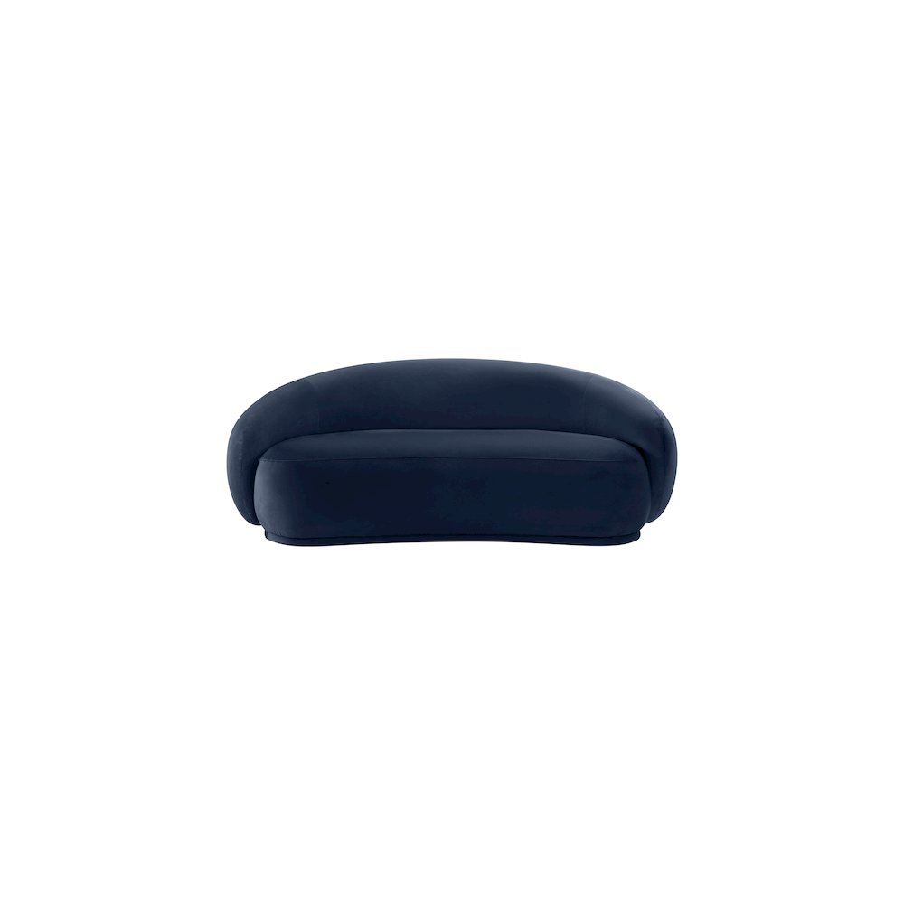 Emery Navy Velvet Loveseat