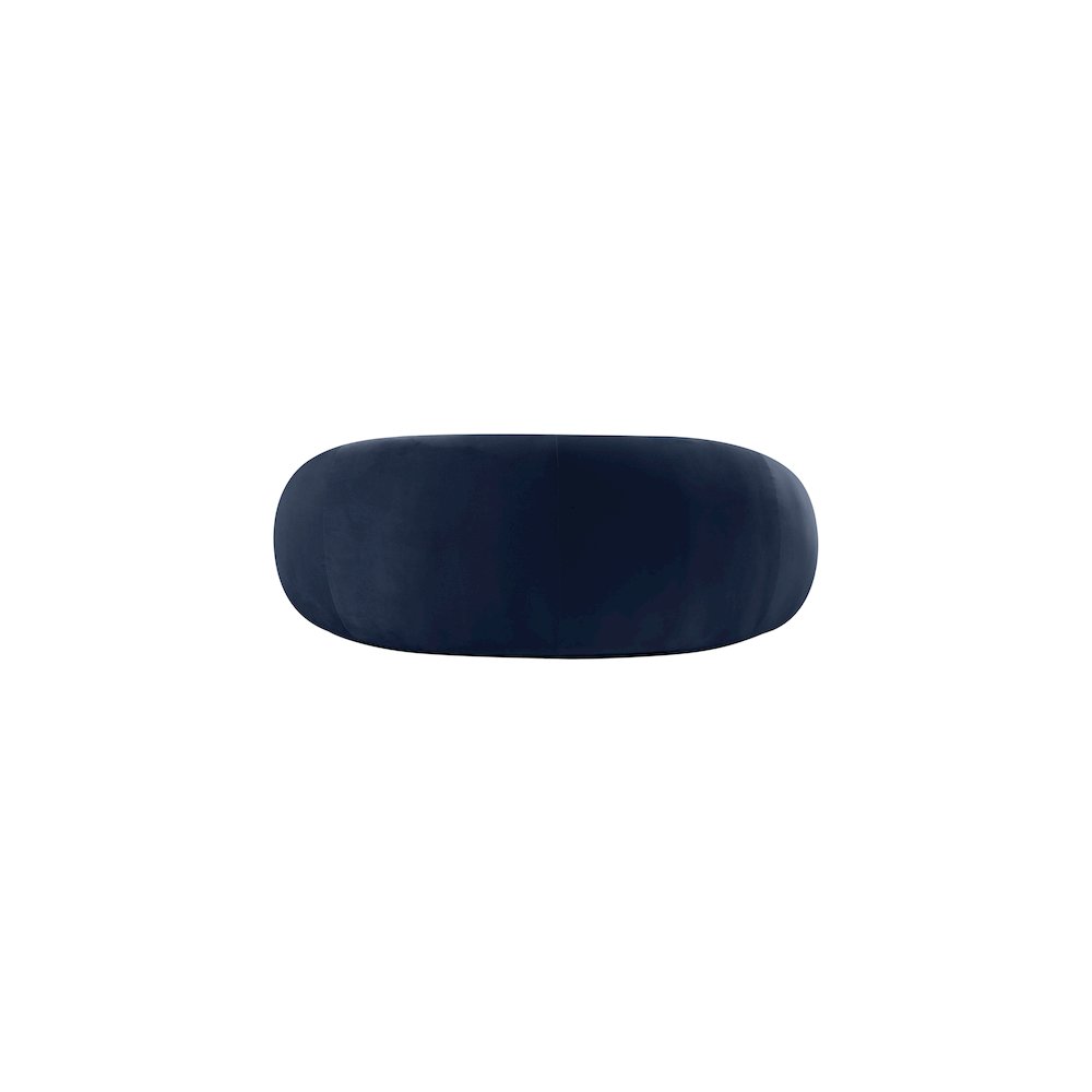 Emery Navy Velvet Loveseat