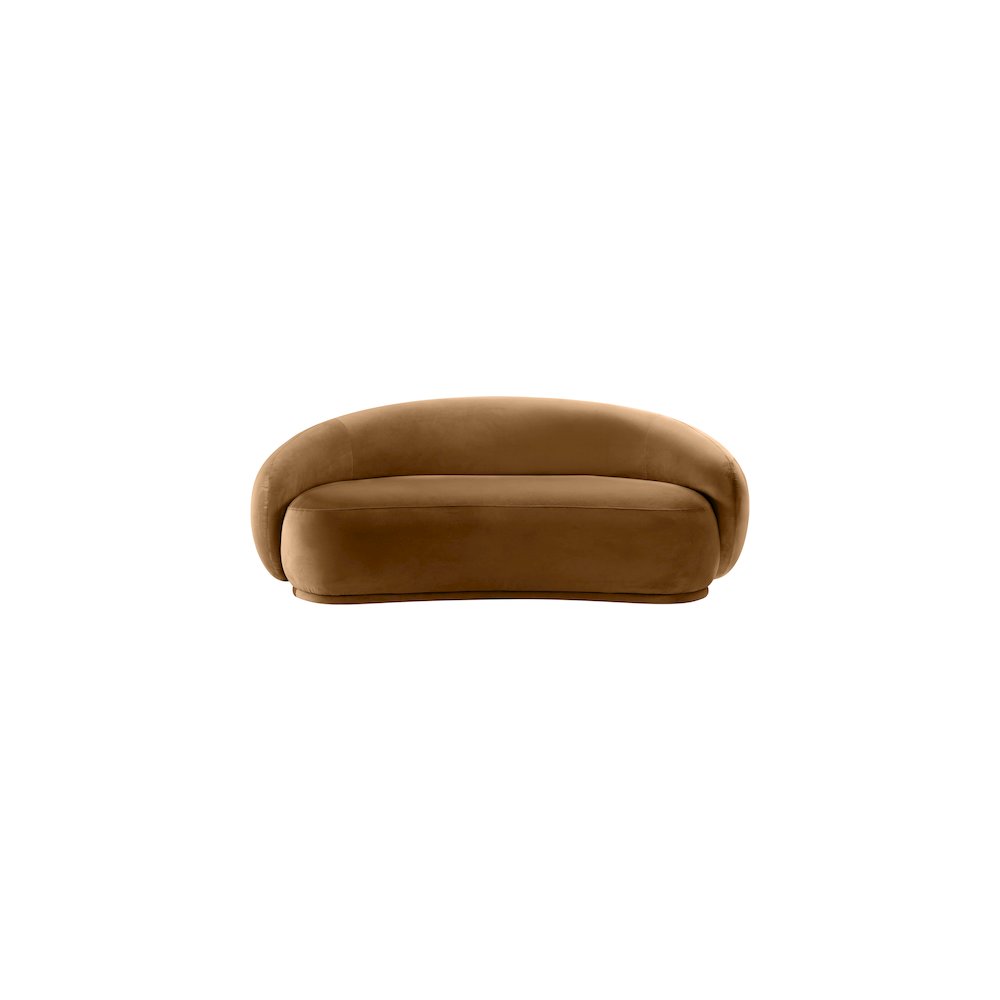 Emery Saddle Velvet Loveseat