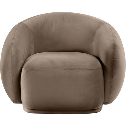 Emery Taupe Velvet Chair