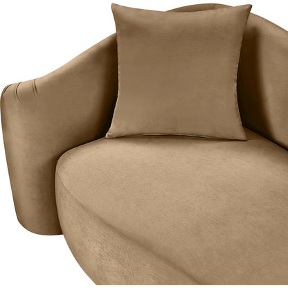 Destin Beige Velvet Sofa