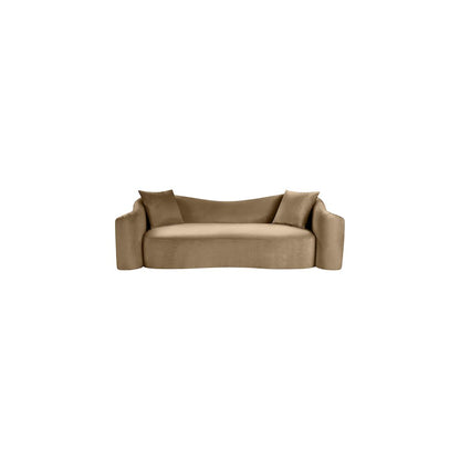 Destin Beige Velvet Sofa
