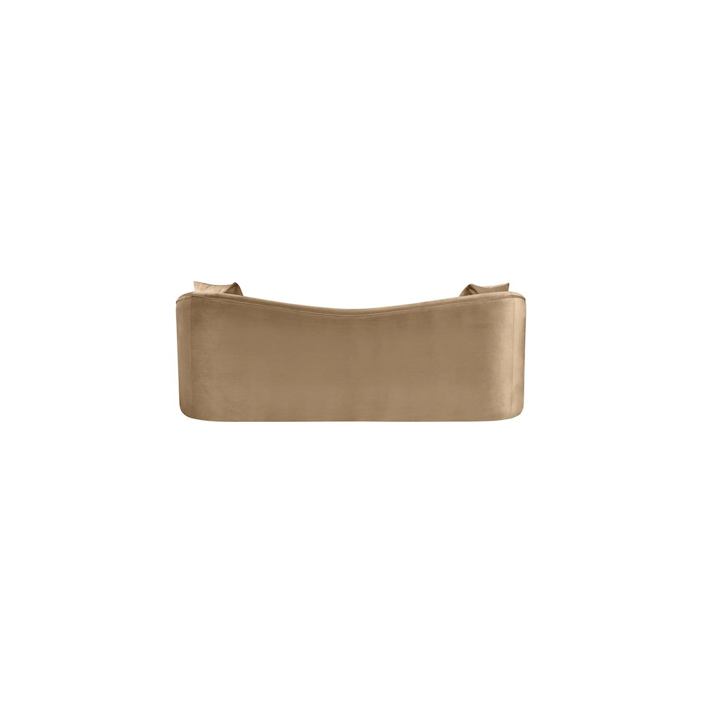Destin Beige Velvet Sofa
