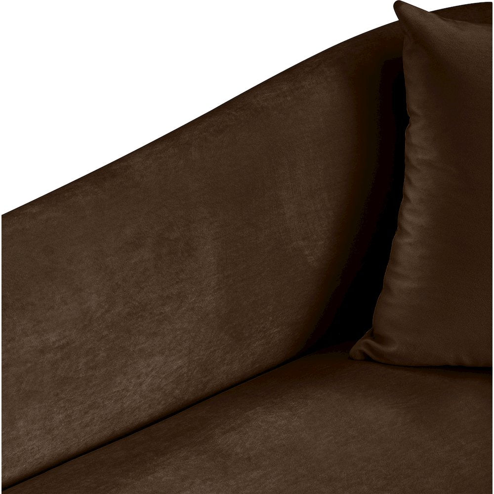 Destin Brown Velvet Chair