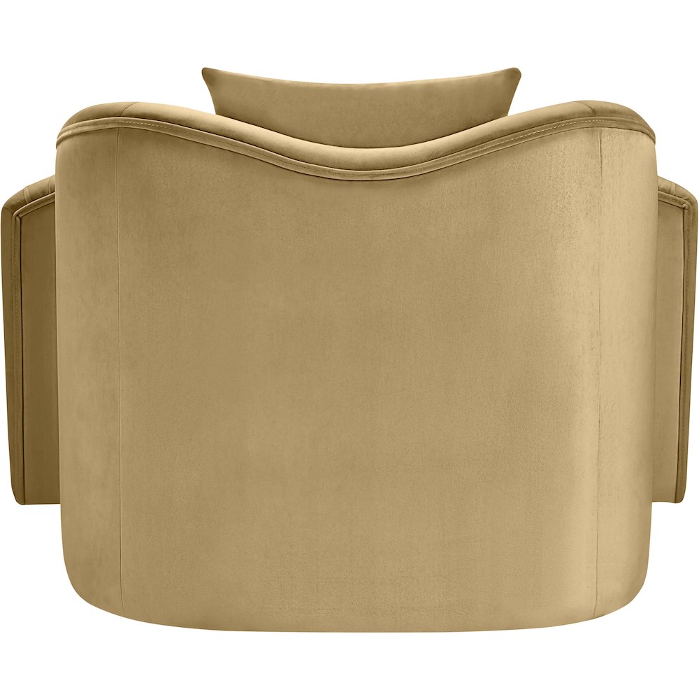 Destin Camel Velvet Chair