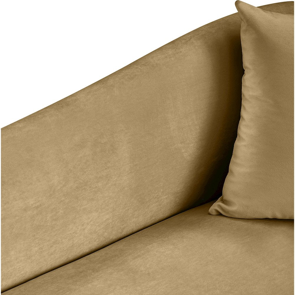 Destin Camel Velvet Chair