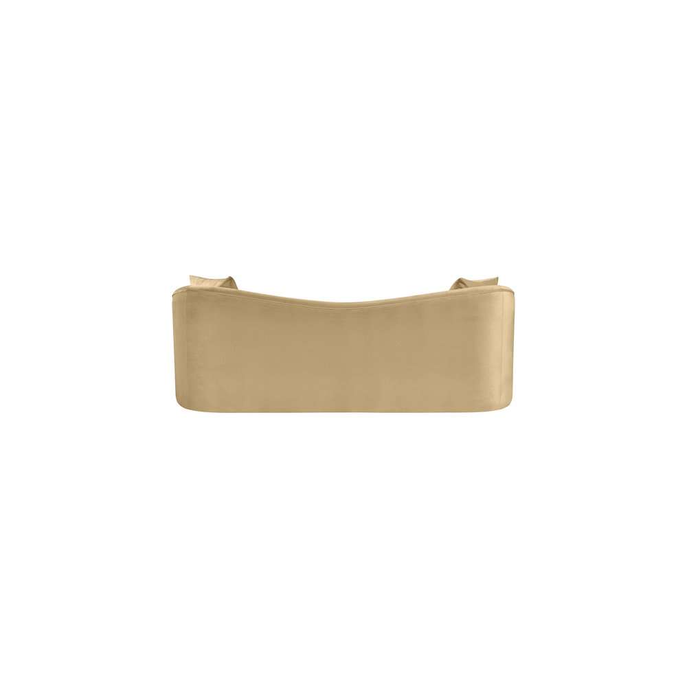 Destin Camel Velvet Sofa