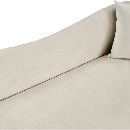 Destin Cream Velvet Sofa