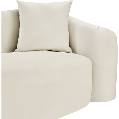 Destin Cream Velvet Sofa