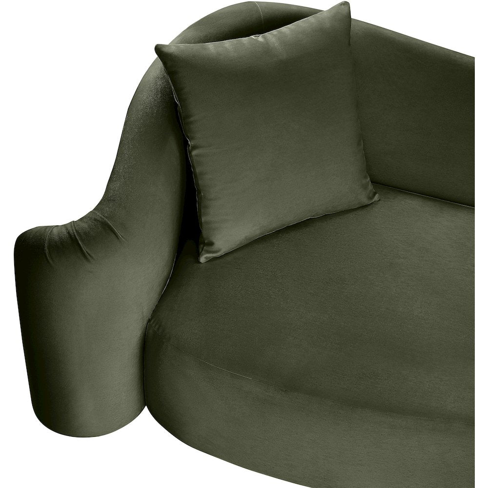 Destin Green Velvet Chair