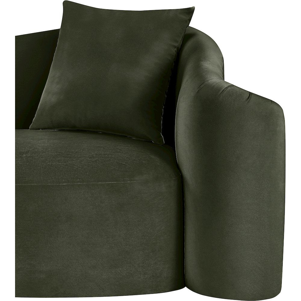 Destin Green Velvet Chair