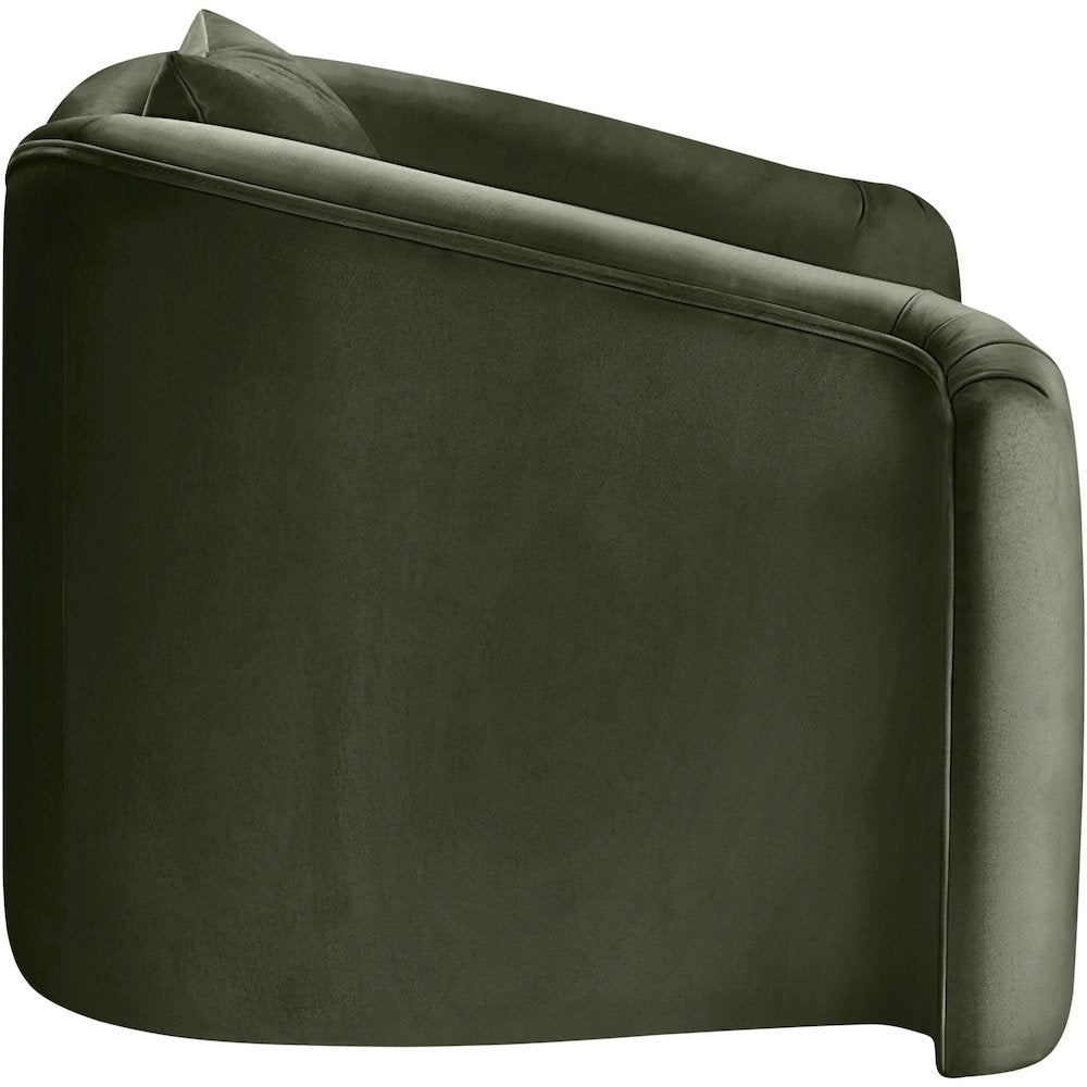Destin Green Velvet Chair