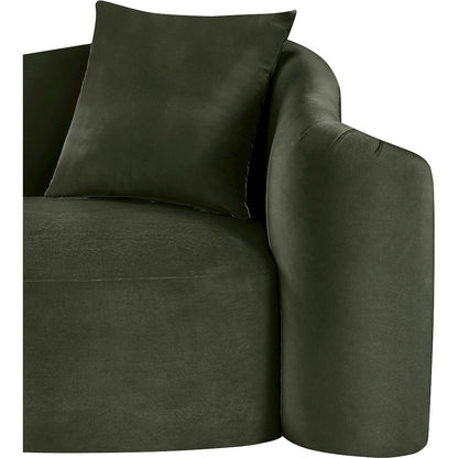 Destin Green Velvet Sofa