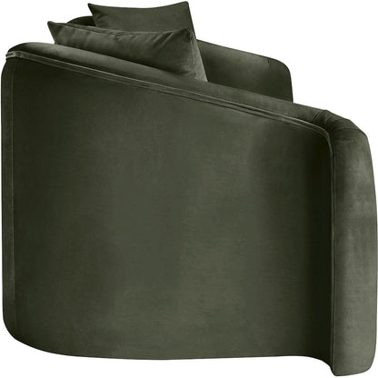 Destin Green Velvet Sofa