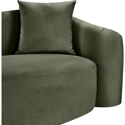 Destin Green Velvet Sofa