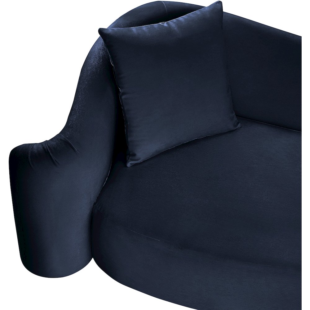 Destin Navy Velvet Chair