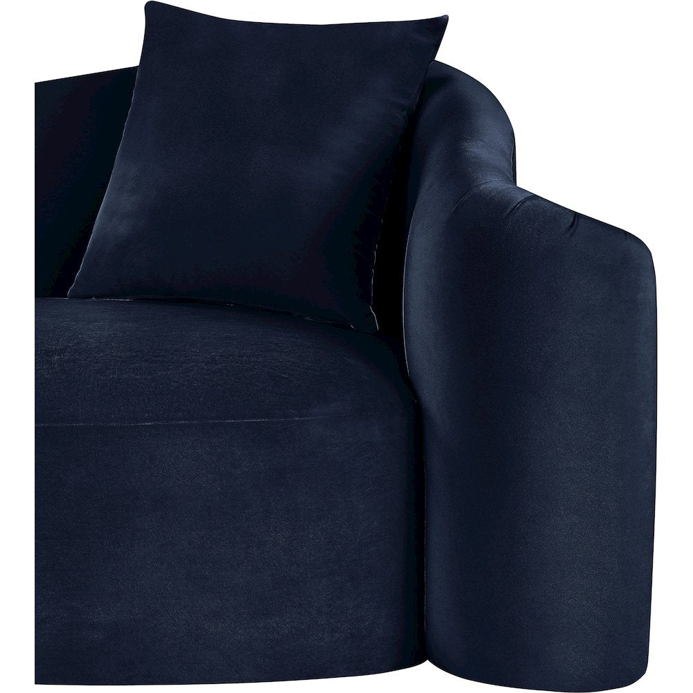 Destin Navy Velvet Chair