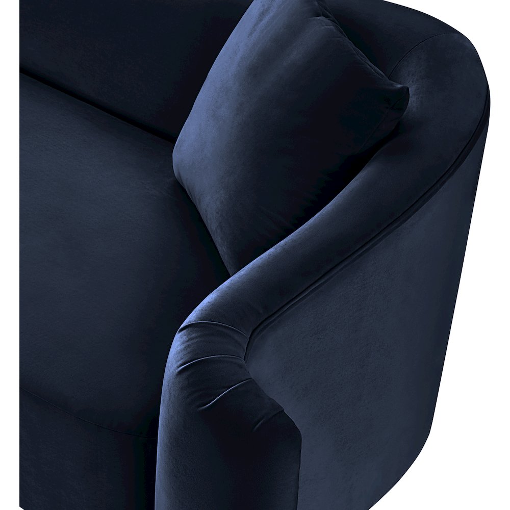 Destin Navy Velvet Chair
