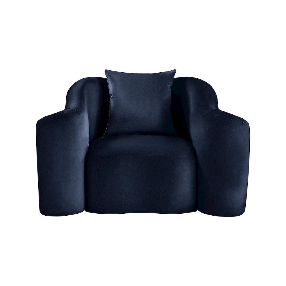 Destin Navy Velvet Chair