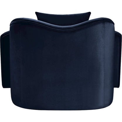 Destin Navy Velvet Chair